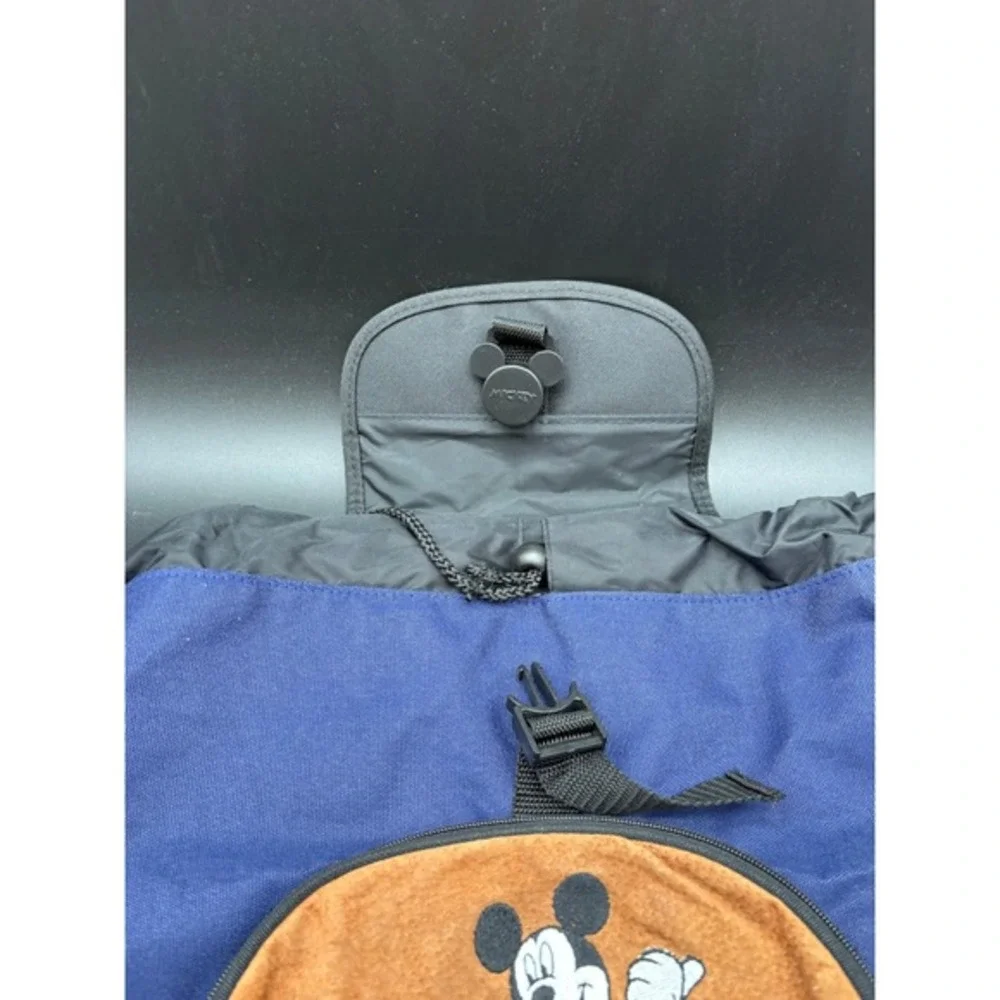 Mickey Unlimited Backpack Blue Green Orange Mickey‎ Mouse Graphic Drawstring Bag